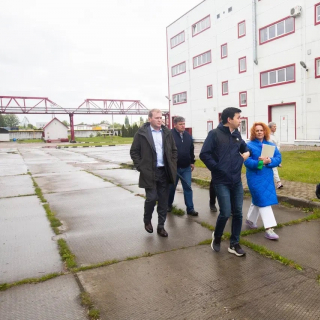 Наше предприятие посетила вице-премьер регионального правительства Вероника Лесикова